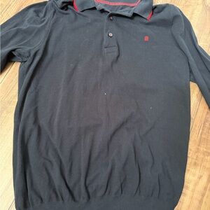 Carolina Herrera Black Polo with Red Trim
